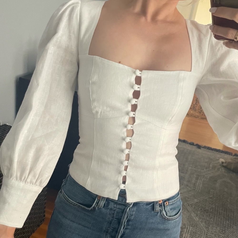 Reformation Micah Linen Top *** Tags still on!***